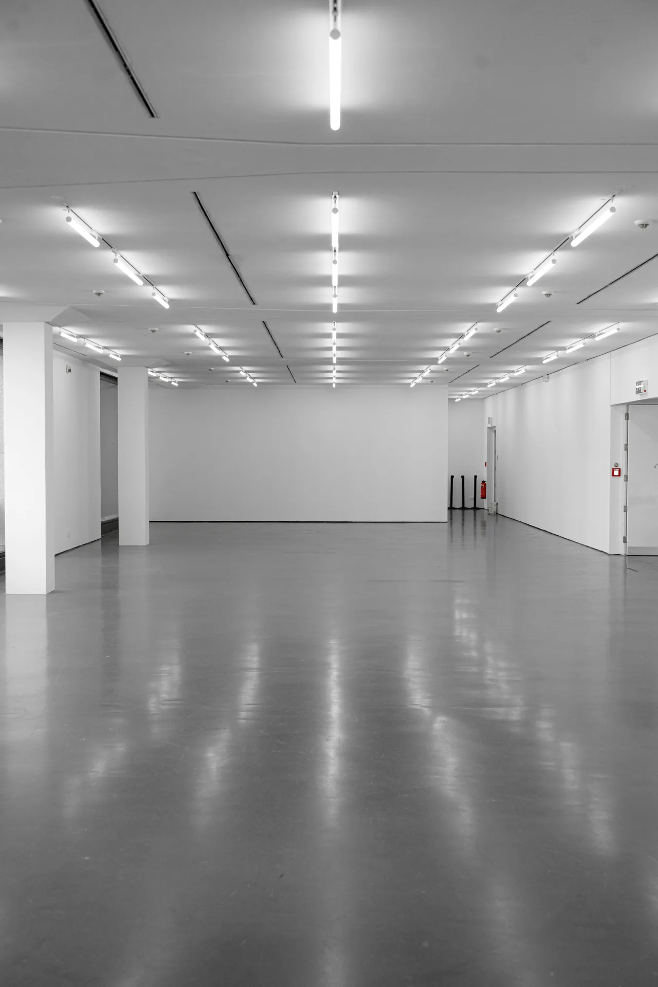 diamond grinder polishing a commercial concrete floor in Boston