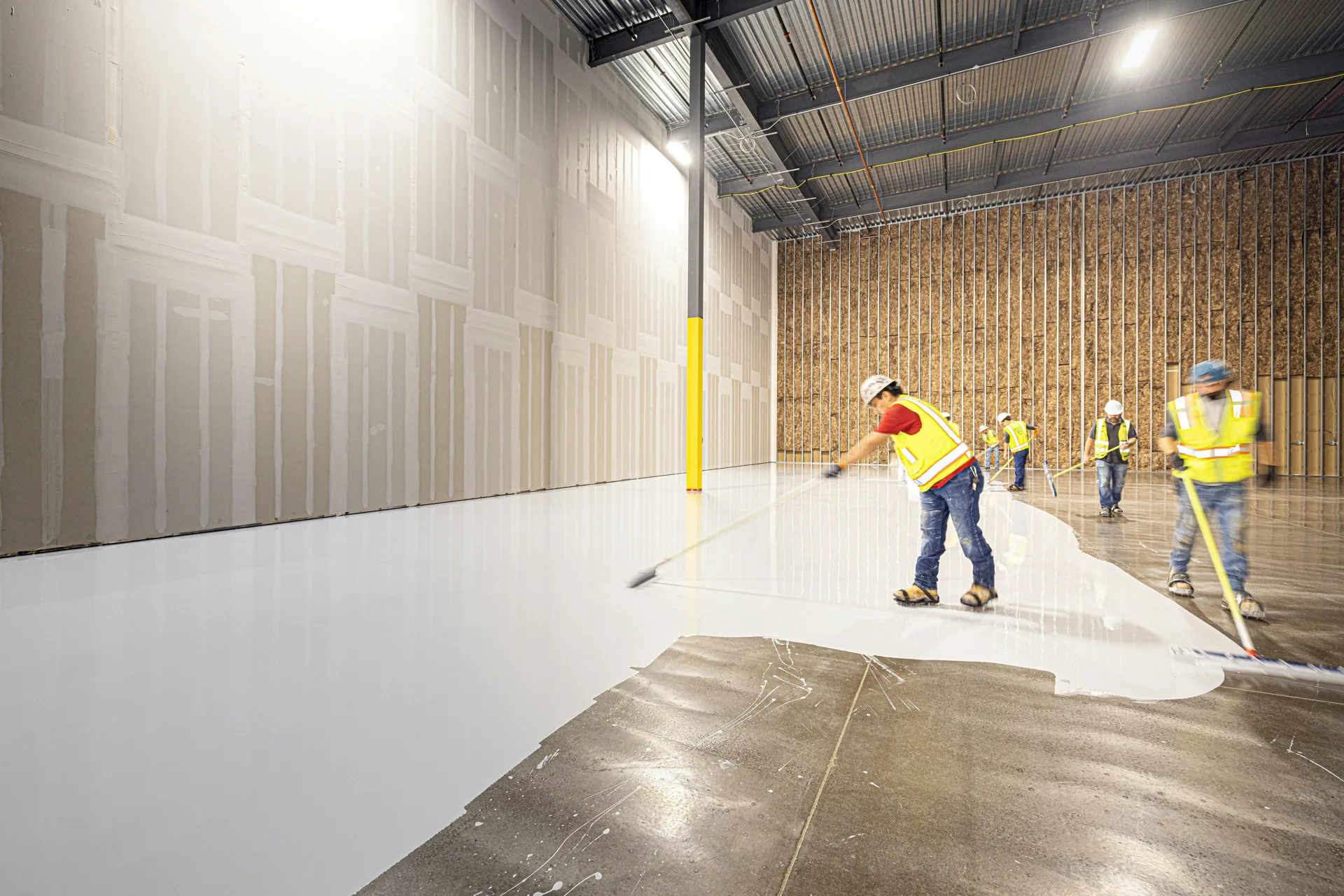 finished EV battery manufacturing floor in Boston